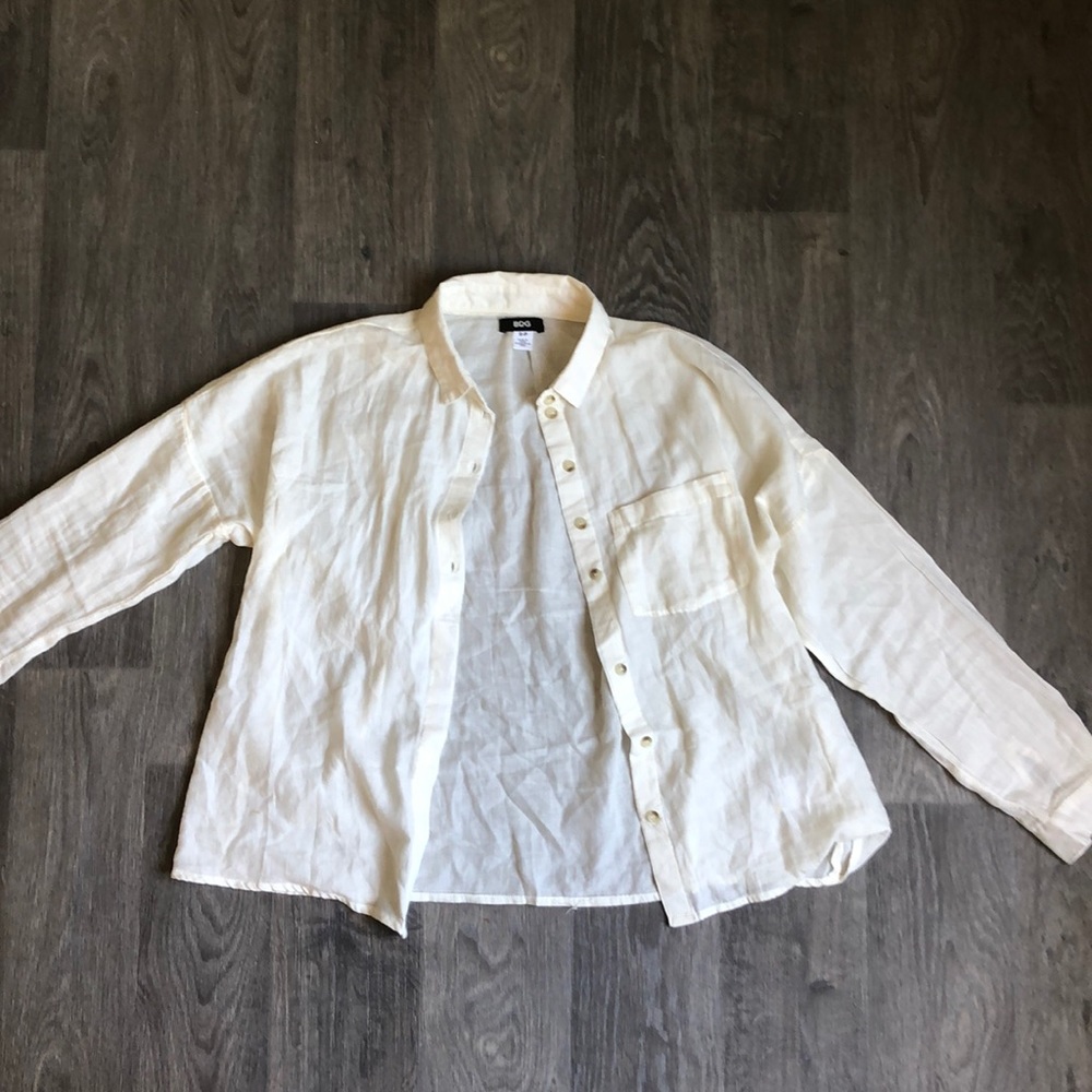 BDG UO / linen button-up 🌼